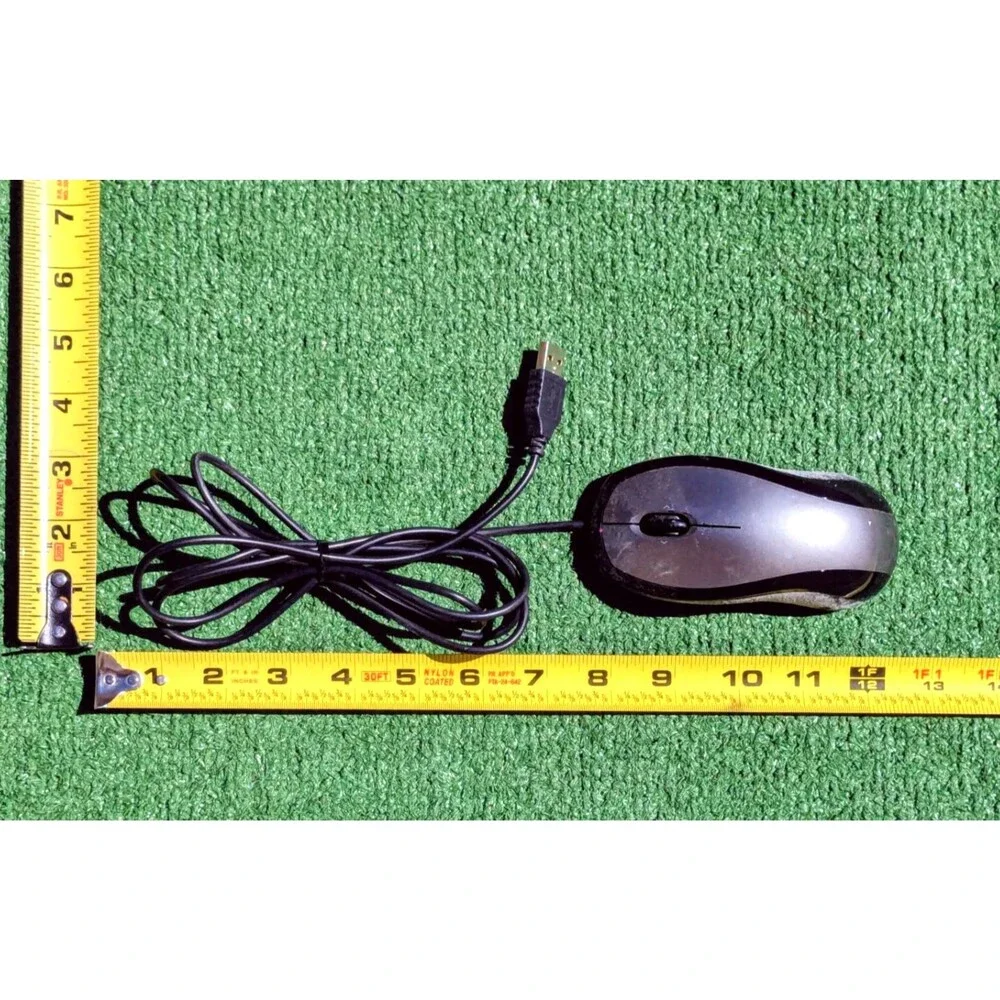 Logitech LX3 3-Button w/Tilt Wheel Ambidextrous Optical USB Corded OEM Mouse GUC